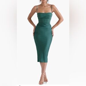 House of CB Teal Midi Dress